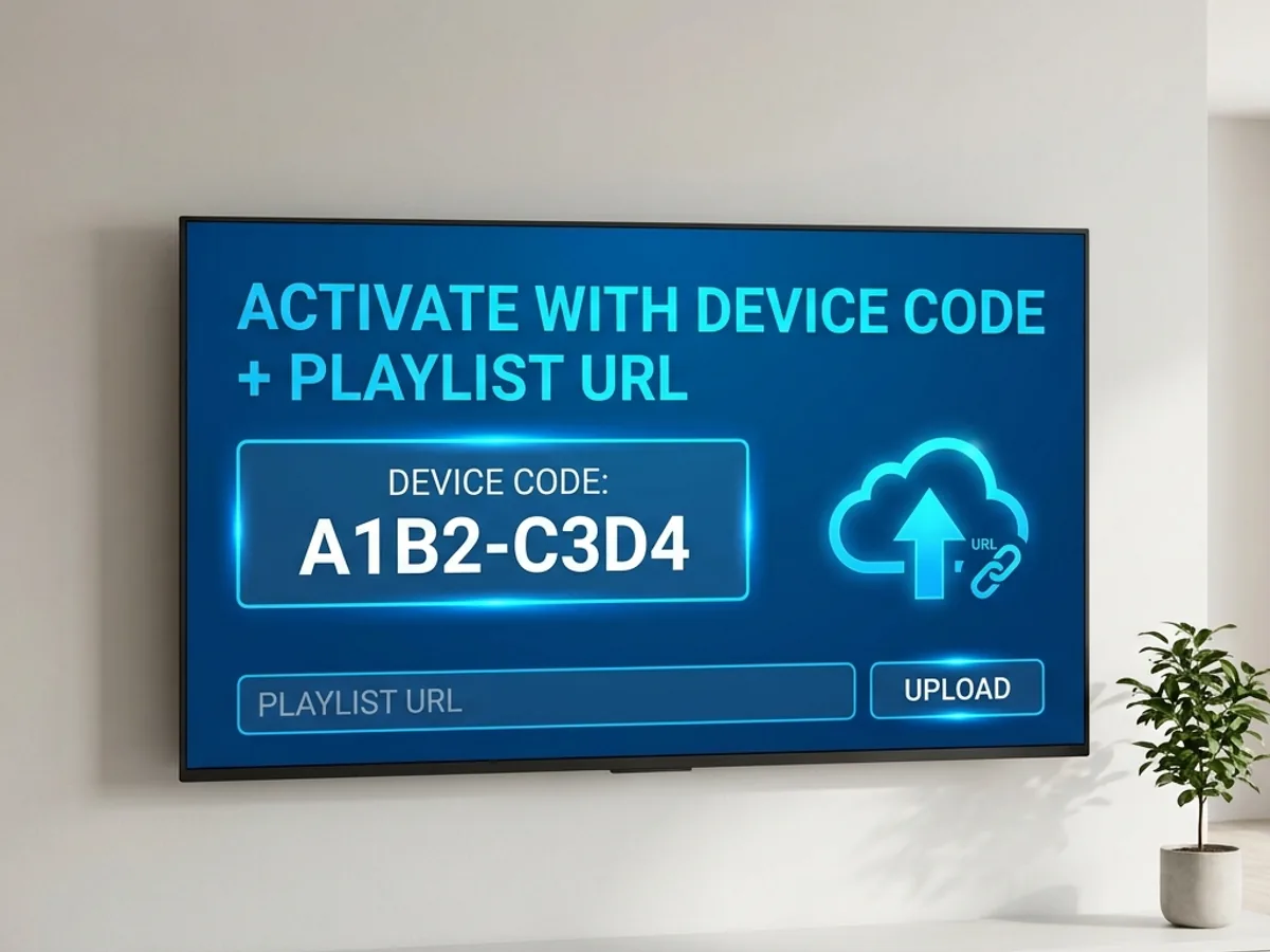 IBO Player IPTV France : activation par code appareil et playlist
