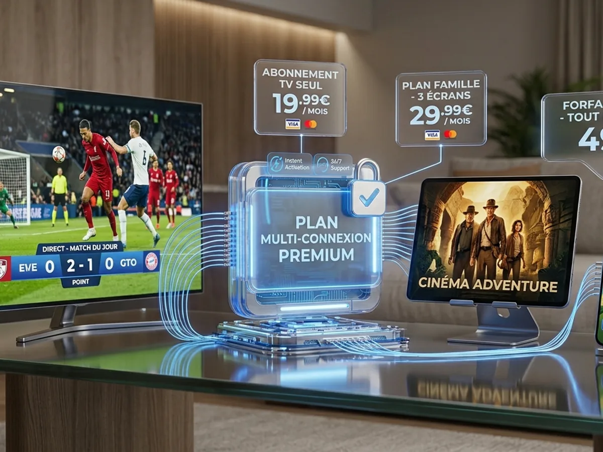 Streaming IPTV multi écrans stable en 4K — French IPTV Pro